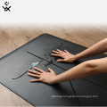 Custom Eco Friendly Natural Rubber PU YogaMat 183X68X0.5cm